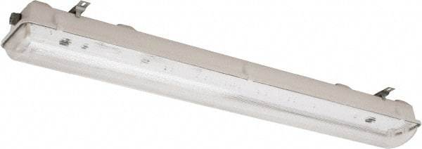 Cooper Lighting - 32 Watt, Fluorescent Hazardous Location Light Fixture - Corrosion, Dust, Heat, Moisture & Weather Resistant, Fiberglass Housing, 48" Long x 6-15/16" Wide x 4-7/8" High - Americas Industrial Supply