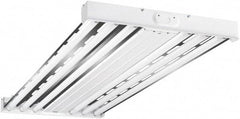 Cooper Lighting - 6 Lamps, 32 Watts, Fluorescent, High Bay Fixture - 48" Long x 2-15/32" High x 19-17/32" Wide, 120-277 Volt, Steel Housing - Americas Industrial Supply