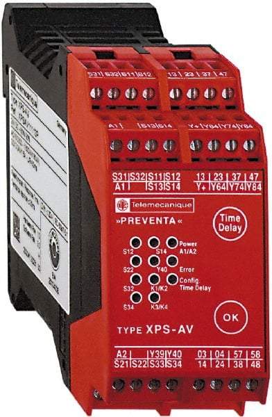 Square D - 24 VDC, Standard Electromechanical & Solid State Screw General Purpose Relay - 6 Amp at VDC, 3SS (Auxiliary) & 6NO - Americas Industrial Supply