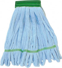 PRO-SOURCE - Blue Head Band, Medium Microfiber Loop End Mop Head - Americas Industrial Supply