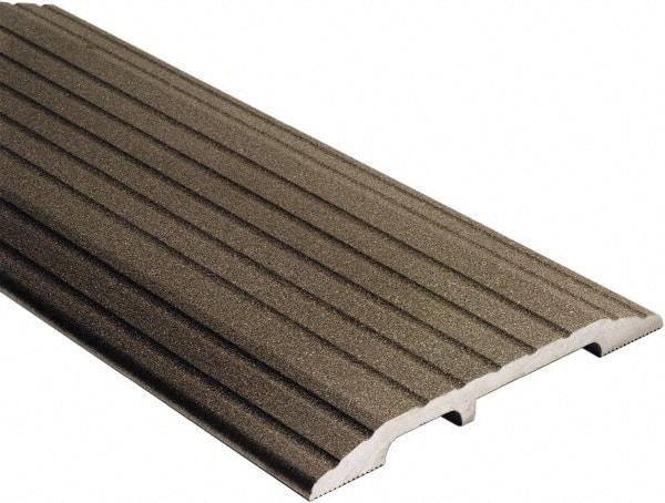 National Guard Products - 48" Long x 5" Wide x 1/2" High, Saddle Threshold - Aluminum Finish - Americas Industrial Supply