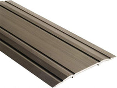 National Guard Products - 36" Long x 5" Wide x 1/4" High, Saddle Threshold - Aluminum Finish - Americas Industrial Supply