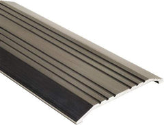 National Guard Products - 72" Long x 5" Wide x 1/2" High, Saddle Threshold - Aluminum Finish - Americas Industrial Supply