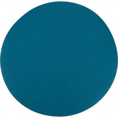 Superior Abrasives - 20" Diam, 80 Grit Zirconia Alumina Adhesive PSA Disc - Medium Grade, Green, Cloth Backing, Flexible - Americas Industrial Supply
