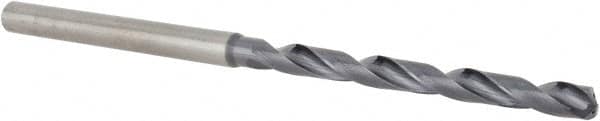 OSG - 9/64" 140° Spiral Flute Solid Carbide Taper Length Drill Bit - Americas Industrial Supply