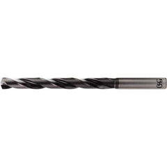 OSG - 4.65mm 140° Spiral Flute Solid Carbide Taper Length Drill Bit - Americas Industrial Supply