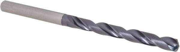 OSG - 6mm, 140° Point, Spiral Flute, Solid Carbide Taper Length Drill Bit - WD1 Finish, 57mm Flute Length, 97mm OAL, Series HP258 - Americas Industrial Supply