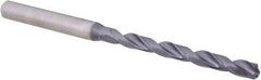 OSG - 3/16", 140° Point, Spiral Flute, Solid Carbide Taper Length Drill Bit - WD1 Finish, 50mm Flute Length, 90mm OAL, Series HP258 - Americas Industrial Supply