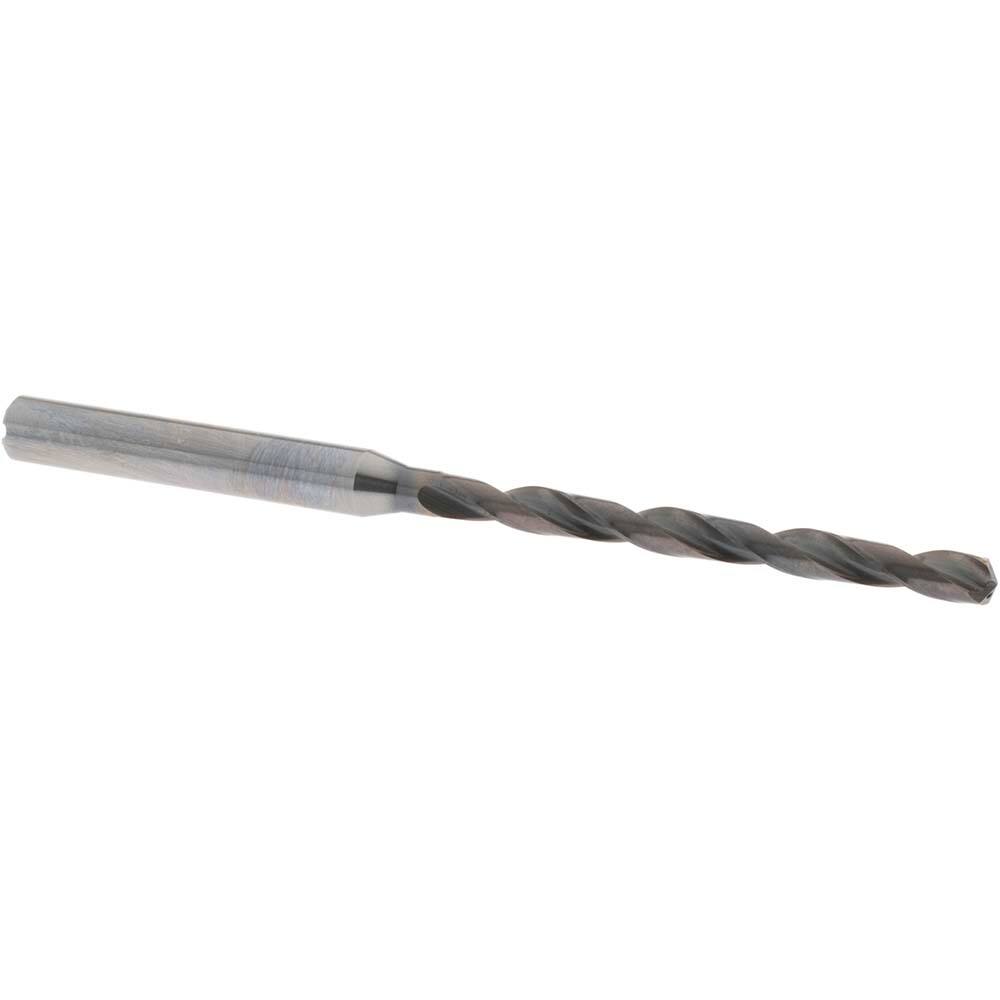 OSG - 4.2mm 140° Spiral Flute Solid Carbide Taper Length Drill Bit - Americas Industrial Supply
