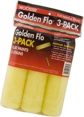 Wooster Brush - 3/8" Nap, 9" Wide Paint Roller - Medium Texture, Synthetic Knit - Americas Industrial Supply