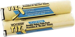 Wooster Brush - 1/8" Nap, 9" Wide Paint Roller - Smooth Texture, Foam - Americas Industrial Supply