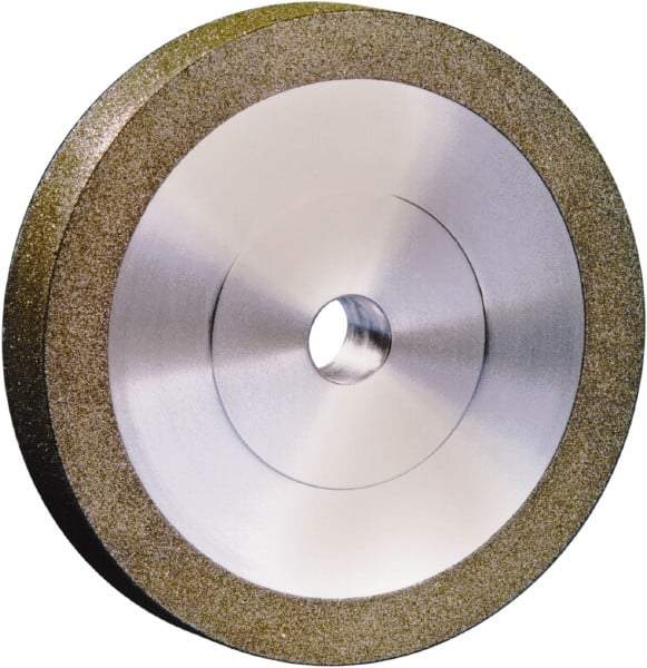 Strauss - 125mm x 31.75mm Hole x 25mm Thick, 200 Grit Surface Grinding Wheel - Diamond, Fine Grade, Electoplated Bond - Americas Industrial Supply