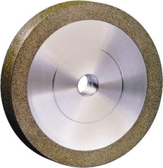 Strauss - 125mm x 31.75mm Hole x 25mm Thick, 200 Grit Surface Grinding Wheel - Diamond, Fine Grade, Electoplated Bond - Americas Industrial Supply