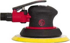 Chicago Pneumatic - 12,000 OPM, 8 CFM Air Consumption, Palm Air Orbital Sander - Round Pad, 1/4" Inlet - Americas Industrial Supply