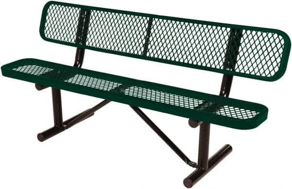 Vestil - 8' Long x 20" Wide, Steel Bench Seat - Americas Industrial Supply