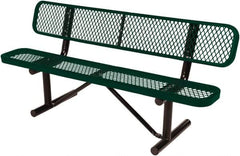 Vestil - 8' Long x 20" Wide, Steel Bench Seat - Americas Industrial Supply