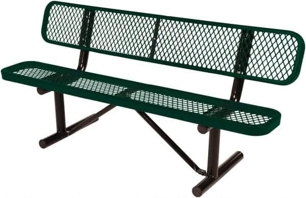 Vestil - 6' Long x 20" Wide, Steel Bench Seat - Americas Industrial Supply