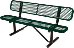 Vestil - 6' Long x 20" Wide, Steel Bench Seat - Americas Industrial Supply