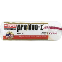 Wooster Brush - 3/4" Nap, 9" Wide Paint Roller - Rough Texture, Woven - Americas Industrial Supply