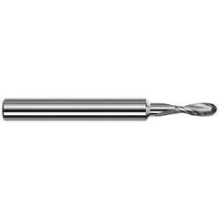 Harvey Tool - Ball End Mills; Mill Diameter (Inch): 1/4 ; Mill Diameter (Decimal Inch): 0.2500 ; Number of Flutes: 2 ; Length of Cut (Inch): 3/4 ; Length of Cut (Decimal Inch): 0.7500 ; Material: Solid Carbide - Exact Industrial Supply