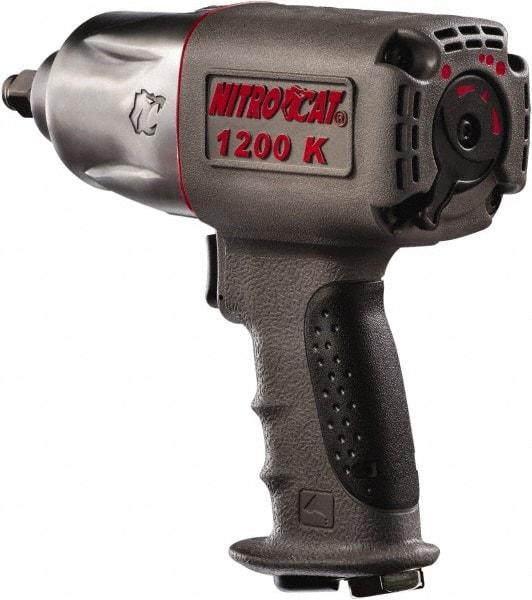 AIRCAT - 1/2" Drive, 8,000 RPM, 900 Ft/Lb Torque Impact Wrench - Pistol Grip Handle, 950 IPM, 8 CFM, 90 psi, 1/4" NPT Inlet - Americas Industrial Supply