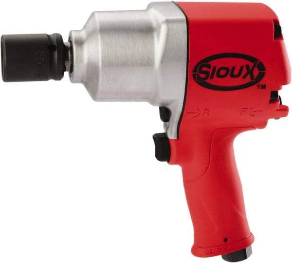 Sioux Tools - 3/4" Drive, 6,700 RPM, 1,050 Ft/Lb Torque Impact Wrench - Pistol Grip Handle, 1,050 IPM, 5.6 CFM, 90 psi, 3/8" NPT Inlet - Americas Industrial Supply