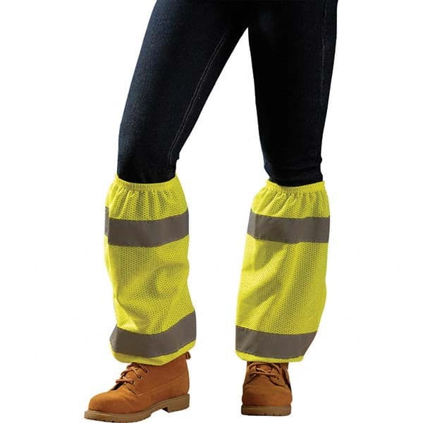 OccuNomix - Size Universal Hi-Viz Yellow Polyester Hi-Visibility Leggings - Americas Industrial Supply
