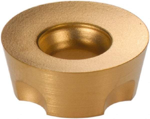 Kennametal - RPHT1204M0 T Grade X500 Carbide Milling Insert - TiN/TiC/TiN Finish, 0.187" Thick, 0.472" Inscribed Circle - Americas Industrial Supply