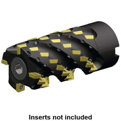 Kennametal - 28 Inserts, 50mm Cut Diam, 27mm Arbor Diam, 51mm Max Depth of Cut, Indexable Square-Shoulder Face Mill - 0° Lead Angle, 76mm High, SD.. 09T3.. Insert Compatibility, Through Coolant, Series 5230VS09 - Americas Industrial Supply