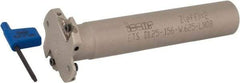 Iscar - Shank Connection, 5/32" Cutting Width, 5/16" Depth of Cut, 1-1/4" Cutter Diam, 2 Tooth Indexable Slotting Cutter - 5/8" Shank Diam, ETS-LN08 Toolholder, LNET Insert, Right Hand Cutting Direction - Americas Industrial Supply