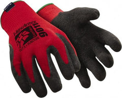 HexArmor - Size 2XL (11), ANSI Cut Level A7, Puncture Level 4, SuperFabric Cut & Puncture Resistant Gloves - Palm & Fingers Coated, SuperFabric, Open Cuffs, Red/Black, Paired - Americas Industrial Supply