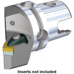 Kennametal - Left Hand Cut, Size KM50, SN.. Insert Compatiblity, Modular Turning & Profiling Cutting Unit Head - 27mm Ctr to Cutting Edge, 58.3mm Head Length, Through Coolant, Series Kenclamp - Americas Industrial Supply