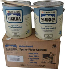 Rust-Oleum - 1 Gal Can Classic Gray Floor Coating - 230 to 340 Sq Ft/Gal Coverage - Americas Industrial Supply