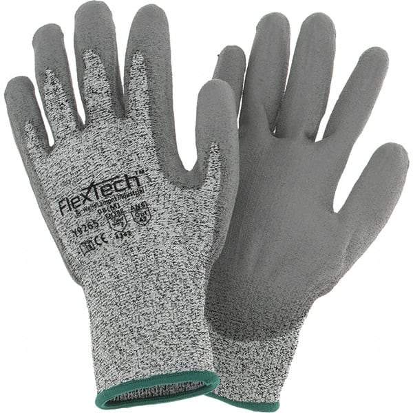 Wells Lamont - Size M, ANSI Cut Lvl 2, Cut Resistant Gloves - Palm Coated, Gray - Americas Industrial Supply