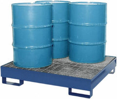 Enpac - Spill Pallets, Platforms, Sumps & Basins Type: Spill Deck or Pallet Number of Drums: 4 - Americas Industrial Supply