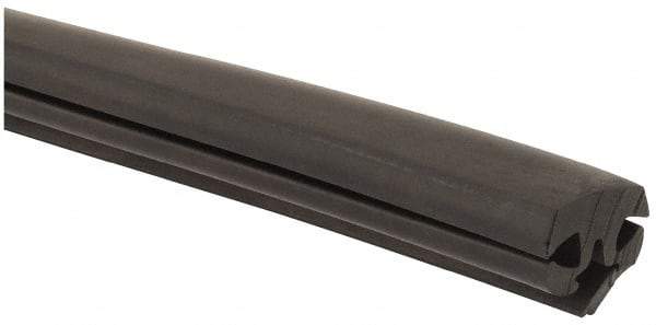 TRIM-LOK - 1.09 Wide x 25 Ft. Long, EPDM Rubber Locking Gasket - 1/4 Inch Panel Thickness, 1/4 Inch Window Panel Thickness - Americas Industrial Supply