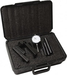 Moody Tools - 0.001" Graduation, 4" Max Meas, 0-100 Dial Reading, Dial Indicator & Base Kit - 0.001" Resolution - Americas Industrial Supply
