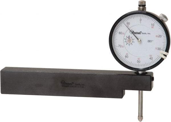 Moody Tools - 0.001" Graduation, 1" Max Meas, 0-100 Dial Reading, Dial Indicator & Base Kit - 0.001" Resolution - Americas Industrial Supply