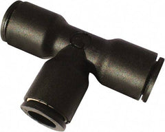 Legris - 1/2 x 1/4" Outside Diam, Nylon Push-to-Connect Tube Union Tee - 290 Max psi - Americas Industrial Supply