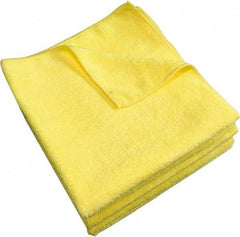 PRO-SOURCE - Reusable Microfiber Wipes - 14" x 14" Sheet Size, Yellow - Americas Industrial Supply