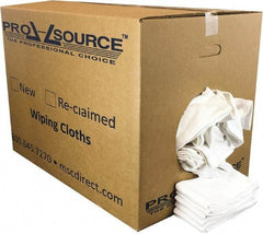PRO-SOURCE - 25 Inch Long x 16 Inch Wide Virgin Cotton Surgical Towels - White, Huck Toweling, Lint Free, 50 Lbs. at 4 to 6 per Pound, Box - Americas Industrial Supply