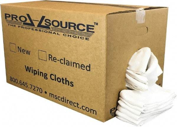 PRO-SOURCE - 25 Inch Long x 16 Inch Wide Virgin Cotton Surgical Towels - White, Huck Toweling, Lint Free, 25 Lbs. at 4 to 6 per Pound, Box - Americas Industrial Supply