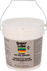 Synco Chemical - 5 Lb Pail Silicone Heat-Transfer Grease - White, High Dielectric Strength, 500°F Max Temp, - Americas Industrial Supply