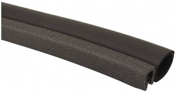 TRIM-LOK - 3/16 Inch Thick x 0.36 Inch Wide, PVC/EPDM, Trim Seal Wear Strip - 3/16 Inch Wide - Americas Industrial Supply