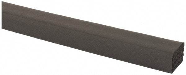 TRIM-LOK - 1/2 Inch Thick x 3/4 Wide x 100 Ft. Long, EPDM Rubber Rectangle Seal with Tape - Americas Industrial Supply