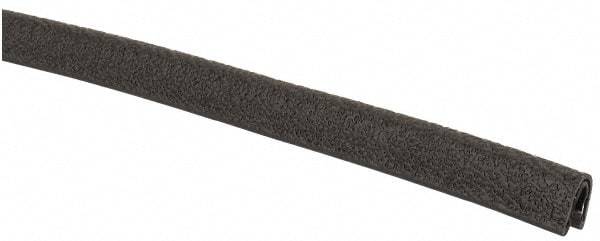 TRIM-LOK - 1/16 Inch Thick x 0.23 Wide x 25 Ft. Long, EPDM Rubber Edge Trim - Pebble Texture - Americas Industrial Supply