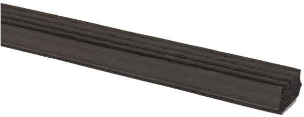 TRIM-LOK - 5/8 Inch Thick x 5/8 Wide x 100 Ft. Long, EPDM Rubber Ribbed Seal with Tape - Americas Industrial Supply