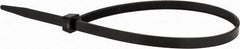 Value Collection - 14-1/2" Long Black Nylon Standard Cable Tie - 120 Lb Tensile Strength, 106mm Max Bundle Diam - Americas Industrial Supply