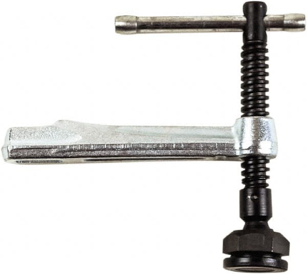 Bessey - 1,450 Lb Clamping Pressure, Steel, T Handle, SLV Bar & Pipe Clamping Arm - 4-3/4" Throat Depth - Americas Industrial Supply