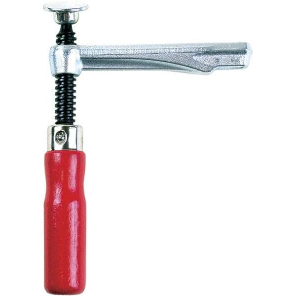 Bessey - 2,000 Lb Clamping Pressure, Steel, Straight Handle, SLV Bar & Pipe Clamping Arm - 5-1/2" Throat Depth - Americas Industrial Supply